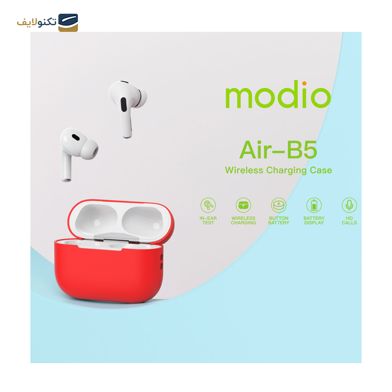 هندزفری بلوتوثی مودیو مدل Air-B5 - Modio Air-B5 Bluetooth Earbuds