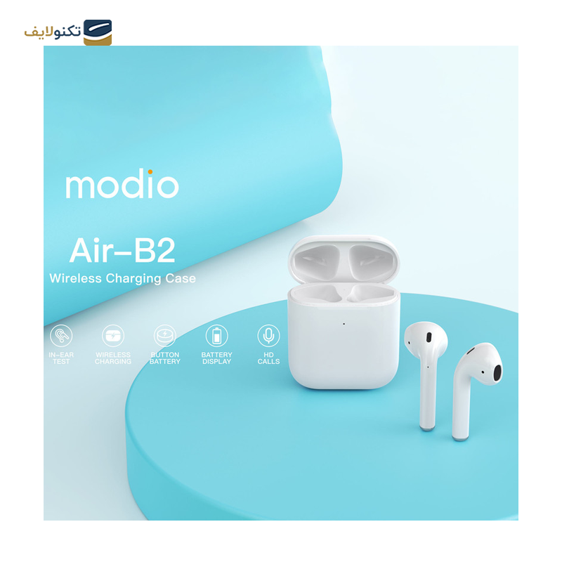 هندزفری بلوتوثی مودیو مدل Air-B2 - Modio Air-B2 Bluetooth Earbuds