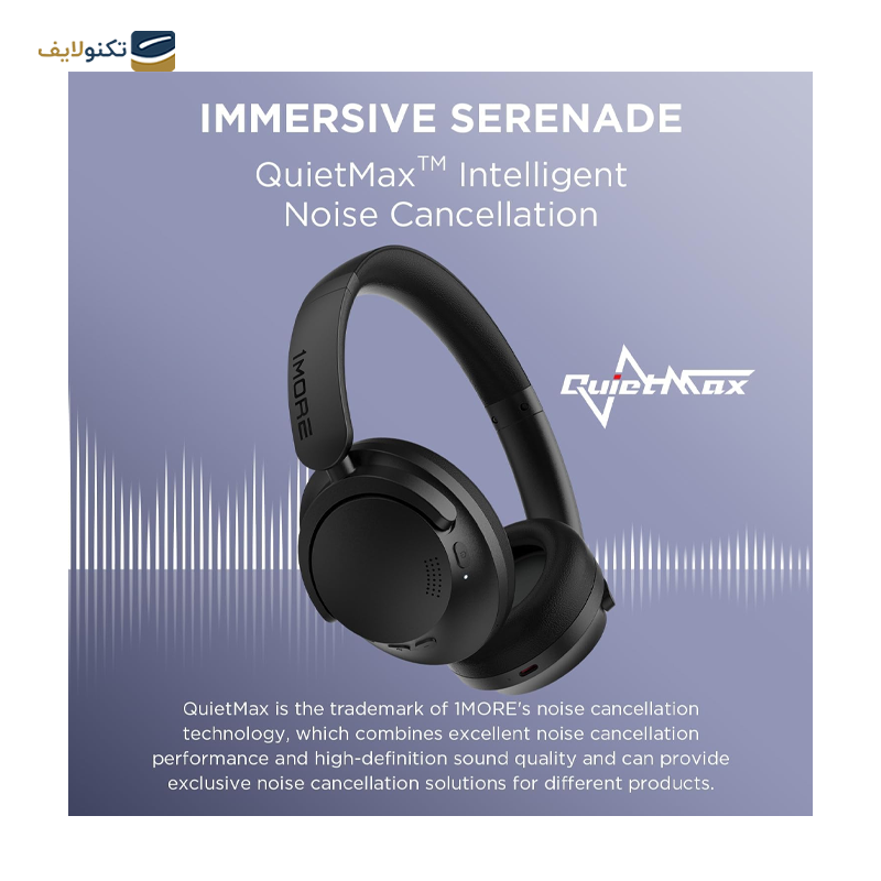 هدفون بی سیم وان مور مدل SonoFlow - 1MORE SonoFlow Wireless Headphone