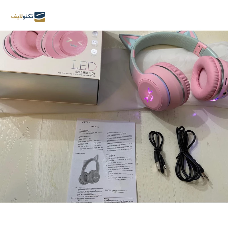 هدفون بی سیم مدل HZ-BT612 CAT - HZ-BT612 CAT Wireless headphones