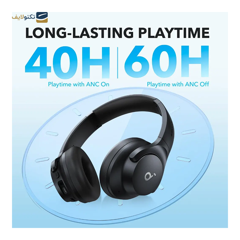 هدفون بی سیم انکر مدل Soundcore Q20i A3004 - Anker Soundcore Q20i A3004 Wireless Headphone