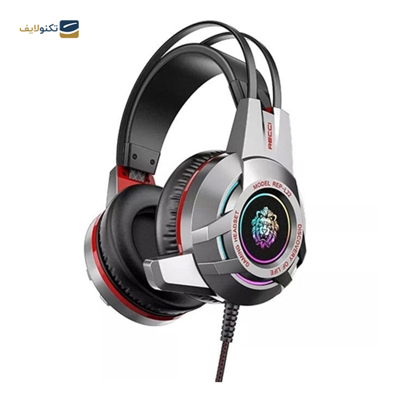 هدفون گیمینگ رسی مدل Rep-L22 - Recci Rep-L22 Wired Gaming Headphone