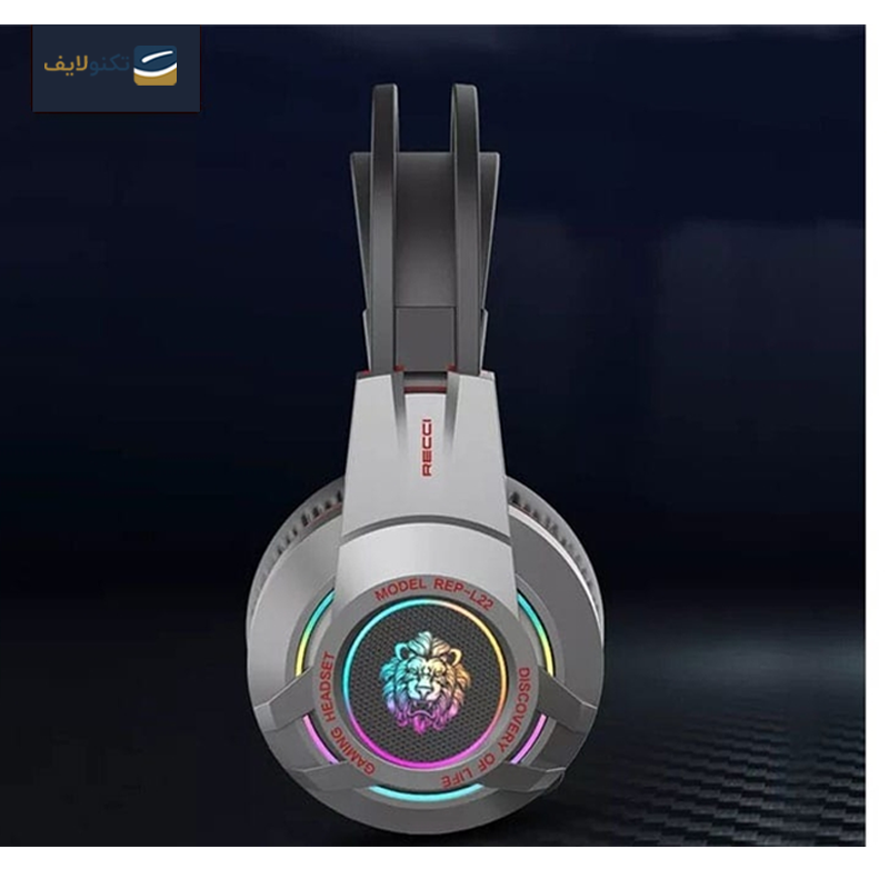 هدفون گیمینگ رسی مدل Rep-L22 - Recci Rep-L22 Wired Gaming Headphone