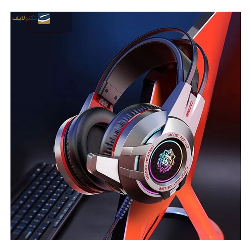 هدفون گیمینگ رسی مدل Rep-L22 - Recci Rep-L22 Wired Gaming Headphone