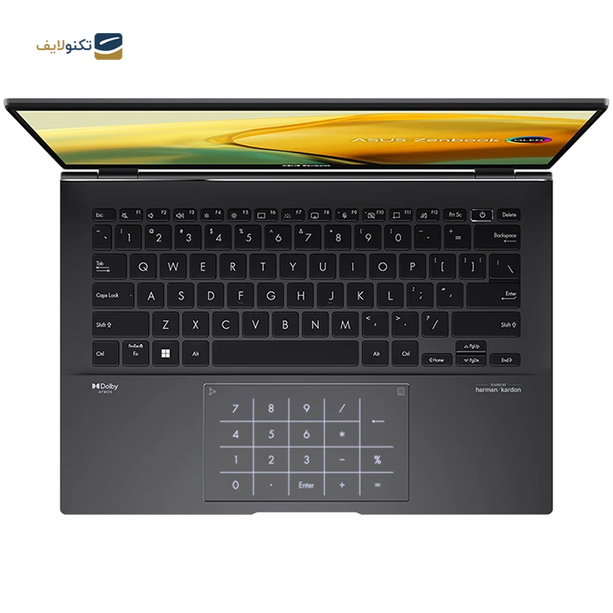 لپ تاپ 14.0 اینچی ایسوس مدل ZenBook 14 OLED UM3402YA-KM156 - Asus R7 5825U 16GB 1TB SSD 14.0 OLED Laptop