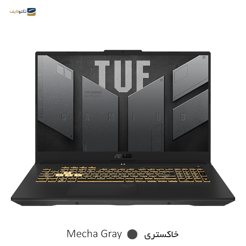 لپ تاپ ایسوس 17.3 اینچی مدل TUF Gaming F17 FX707ZC i5 12500H 8GB 512GB RTX3050 - Asus TUF Gaming F17 FX707ZC i5 12500H 8GB RAM 512GB SSD RTX3050