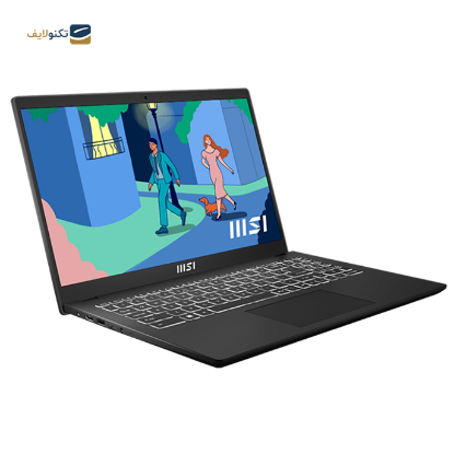 لپ تاپ ام اس آی 15.6 اینچی مدل MODERN 15 B12M 8GB 512GB SSD - MSI MODERN 15 B12M Core i5 1235U 8GB 512GB SSD Intel Full HD Laptop