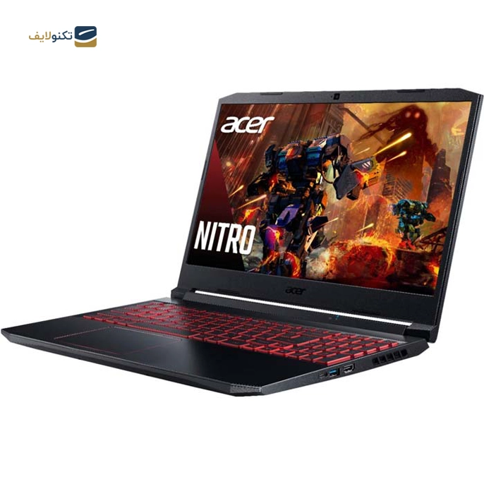 لپ تاپ 15.6 اینچی ایسر مدل Nitro 5 AN515 i7 (11800H) 24GB 512GB SSD - Acer Nitro 5 AN515 i7 (11800H) 24GB 512GB SSD 4GB GTX 3050