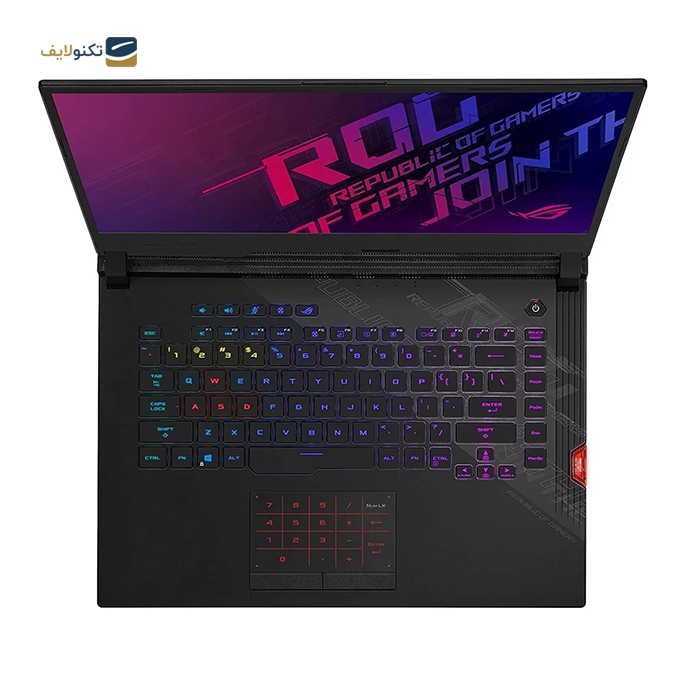 لپ تاپ ایسوس 15.6 اینچی مدل ROG Strix G513RM-HF150W - ASUS ROG STRIX G513RM R9 6900HX - 16GB - 1TB SSD - 6GB RTX3060 - 15.6 inch FHD