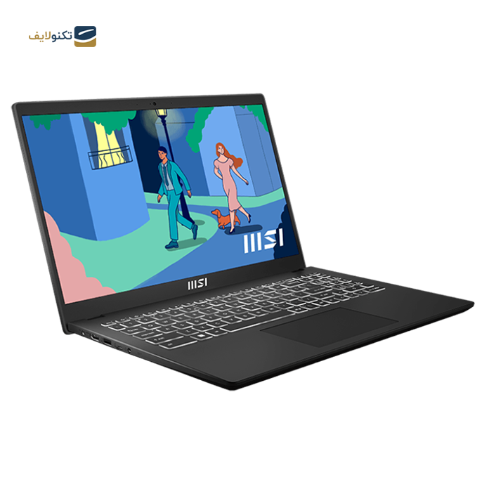 لپ تاپ ام اس آی 15.6 اینچی مدل MODERN 15 B12M 16GB 512GB SSD  - MSI MODERN 15 B12M Core i7 1255U 16GB 512GB SSD Intel Full HD Laptop