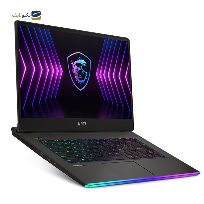 لپ تاپ ام اس آی 15.6 اینچی مدل Raider GE67HX 12UHS - MSI Raider GE67HX i9 12900HX-32GB DDR5-2TB SSD-16GB RTX™ 3080Ti GDDR6 -IPS15.6 inch QHD Laptop