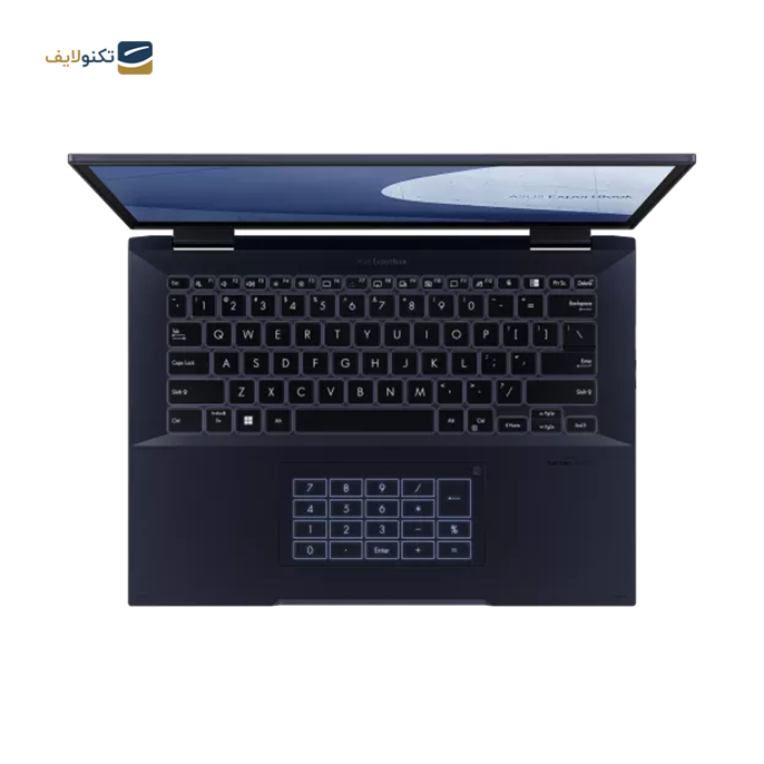 لپ تاپ ایسوس 14 اینچی مدل ExpertBook B7402FEA - Asus Expert Book B7402FEA- i5 1155G7 16GB 256GB SSD Intel Iris FHD 14" BackFlip360