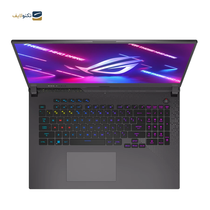 لپ تاپ ایسوس 17.3 اینچی مدل ROG Strix G17 G713RW-KH145 - Asus R7 6800H-16GB-1TB SSD-8GB 3070Ti-FHD Laptop