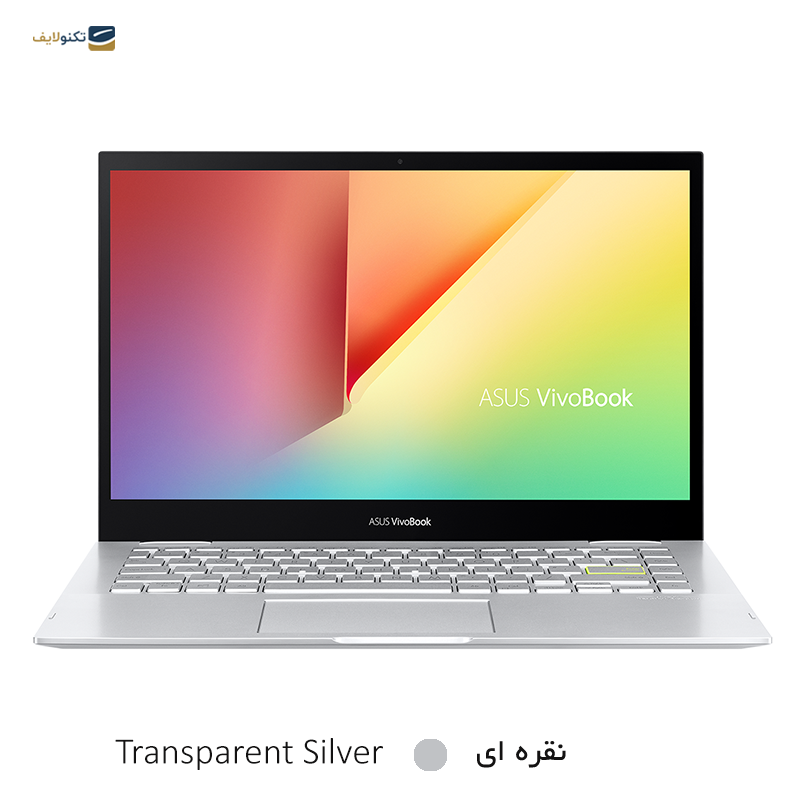 لپ تاپ ۱۴ اینچ ایسوس مدل Vivobook Flip 14 TP470EZ i7 16GB 512GB  - ASUS TP470EZ i7 1165G7 16GB 512GB SSD 4GB Intel IRIS XE MAX FHD - 14 inch Laptop