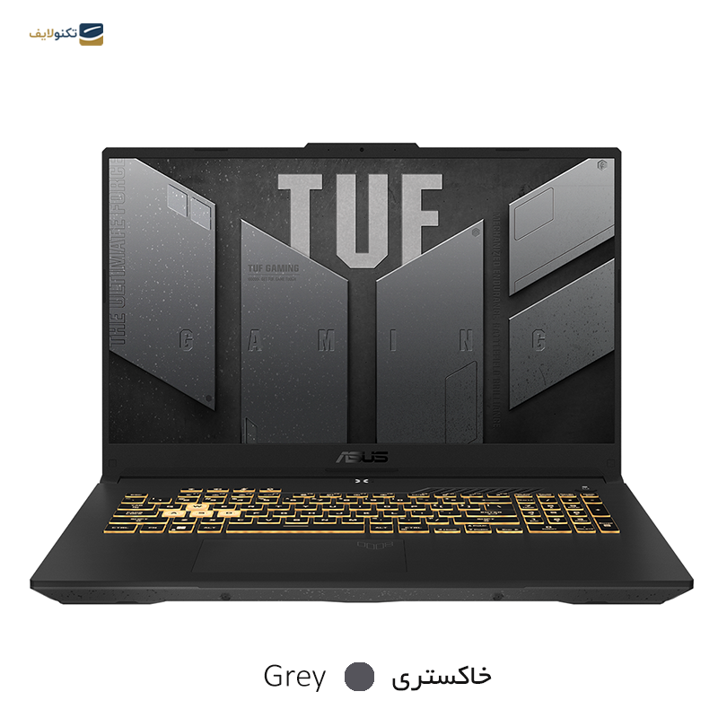 لپ‌ تاپ ایسوس 17.3 اینچی مدل TUF Gaming F17 FX707ZR i7 12700H 16GB 1TB SSD RTX 3070 - Asus TUF Gaming F17 FX707ZR i7 12700H 16GB 1TB SSD 8GB RTX 3070 FHD - 17.3 inch Laptop
