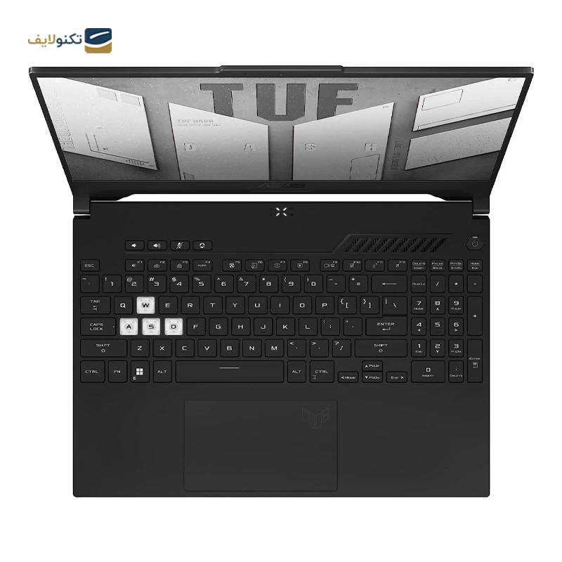 لپ تاپ ایسوس 15.6 اینچی مدل TUF Dash F15 FX517ZM i7 32GB 1TB SSD - Asus TUF Dash F15 FX517ZM i7 12650H 32GB 1TB SSD 6GB 3060 FHD - 15.6inch Laptop