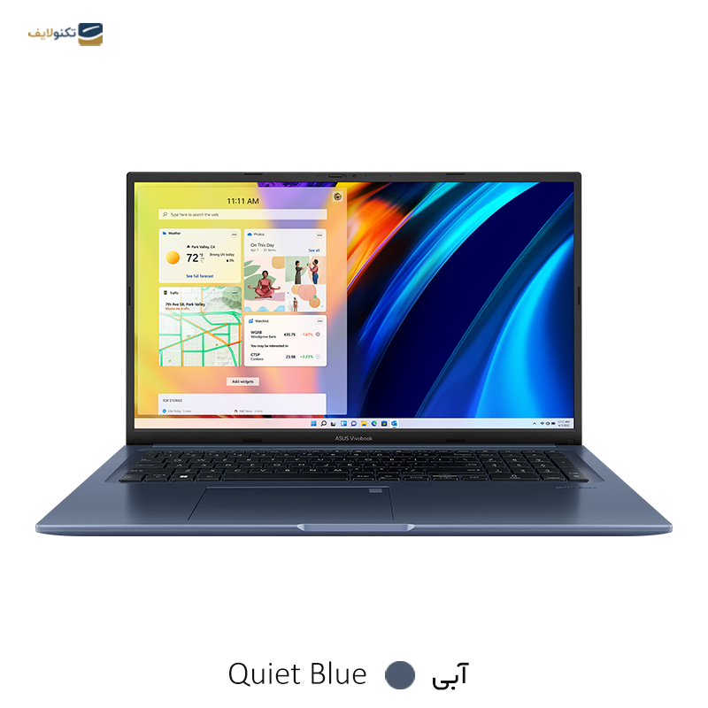 لپ تاپ ایسوس ۱۷.۳ اینچی مدل VivoBook K1703ZA AU128 i7 12700H 16GB 1TB SSD - Asus VivoBook K1703ZA AU128 i7 12700H 16GB 1TB SSD 17.3 Inch Laptop