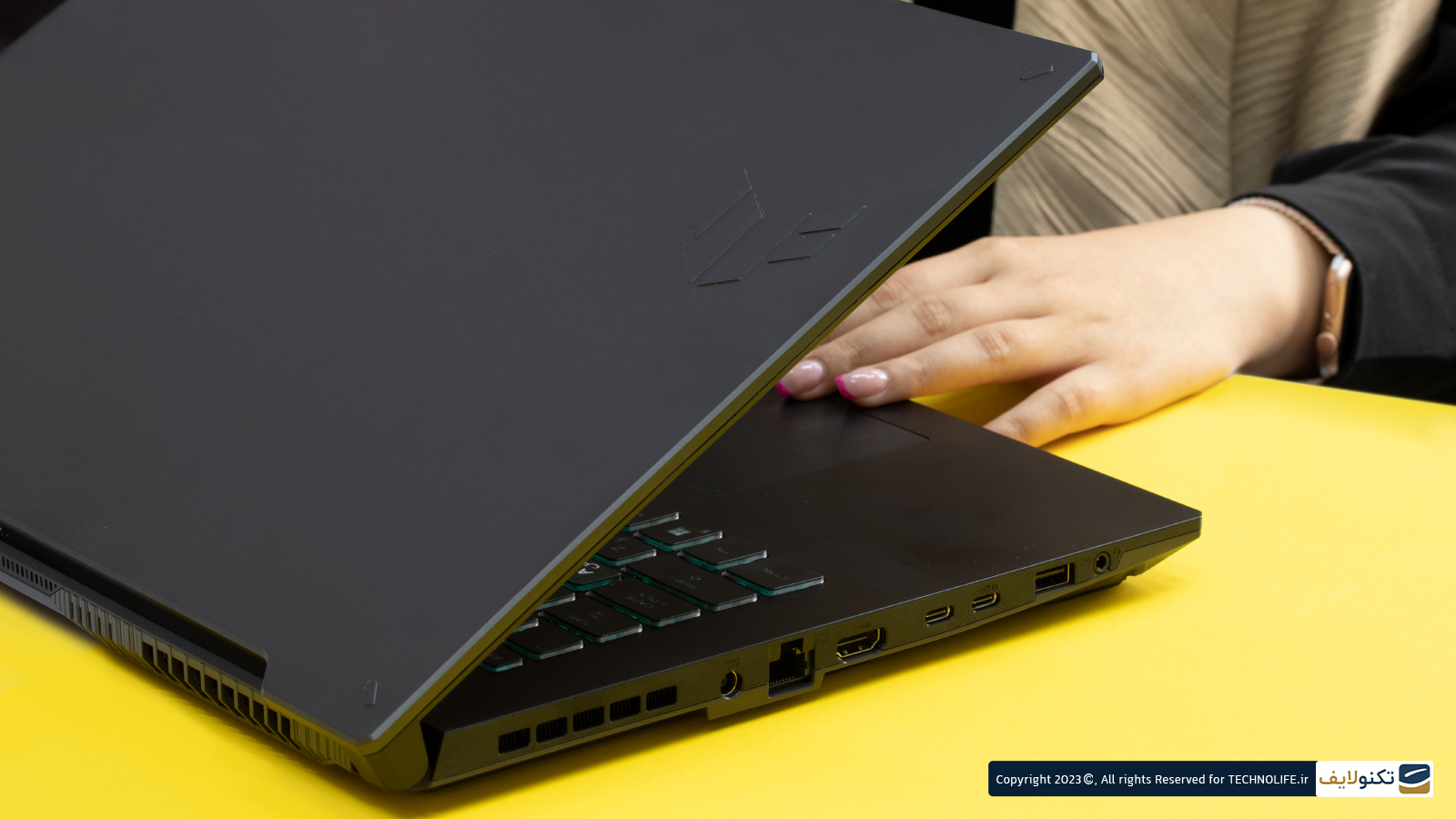 لپ‌ تاپ ایسوس 17 اینچی مدل TUF Gaming FX767VV i9 13900H 16GB 1TB RTX4060 - Asus TUF Gaming F17 FX767vv4 Core i9 13900H 16GB RAM 1TB SSD RTX4060