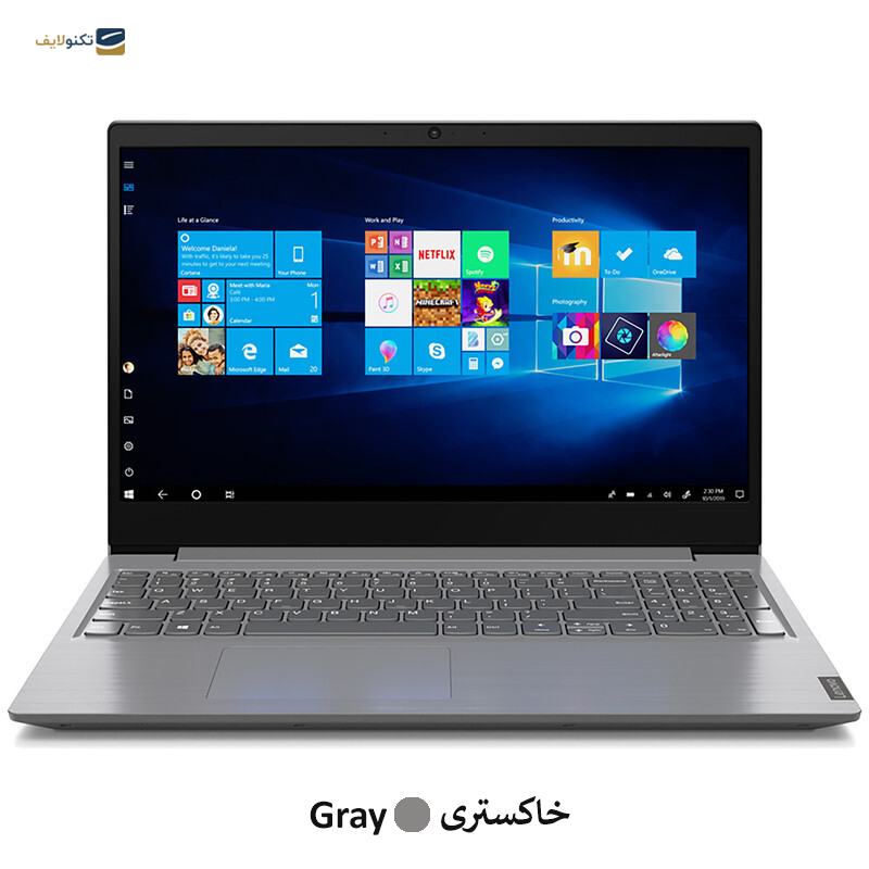 لپ تاپ لنوو 15.6 اینچی V15 IGL Celeron N4020 4GB 512GB  - Lenovo V15 IGL Celeron N4020 4GB RAM 512GB SSD