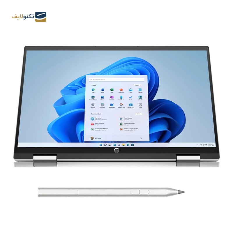لپ تاپ اچ پی ۱۵.۶ اینچی مدل Pavilion x360 15t-ER100 i5 ۱۲۳۵U 8GB 512GB  - HP Pavilion x360 15t-ER100 i5 ۱۲۳۵U 8GB RAM 512GB SSD