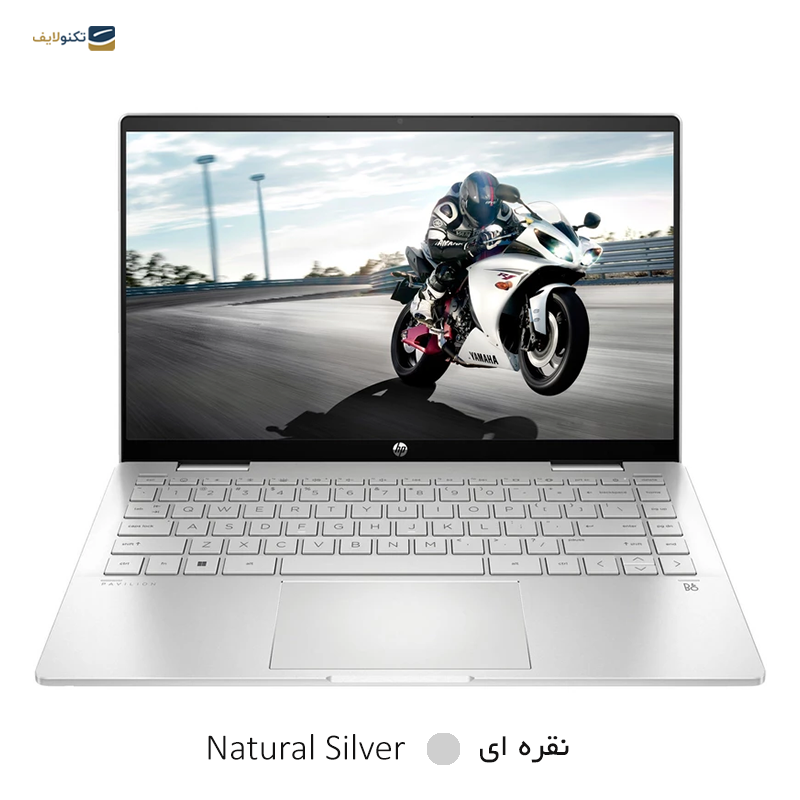 لپ تاپ اچ پی 14 اینچی مدل Pavilion x360 i7 ۱۳۵۵U 16GB 1TB - Pavilion x360 14t EK1000 i7 ۱۳۵۵U 16GB RAM 1TB SSD Iris Xe