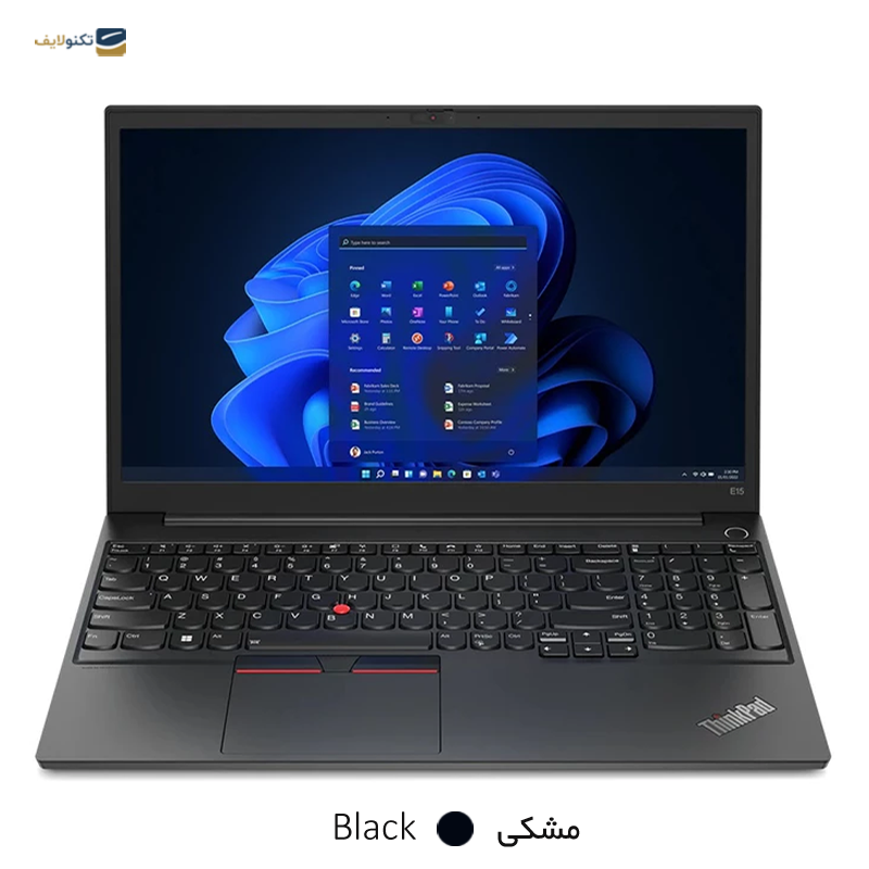 لپ تاپ لنوو 15.6 اینچی مدل ThinkPad E15 Gen 4 i7 ۱۲۵۵U 12GB 512GB MX550 - Lenovo ThinkPad E15 Gen 4 i7 ۱۲۵۵U 12GB RAM 512GB SSD MX550