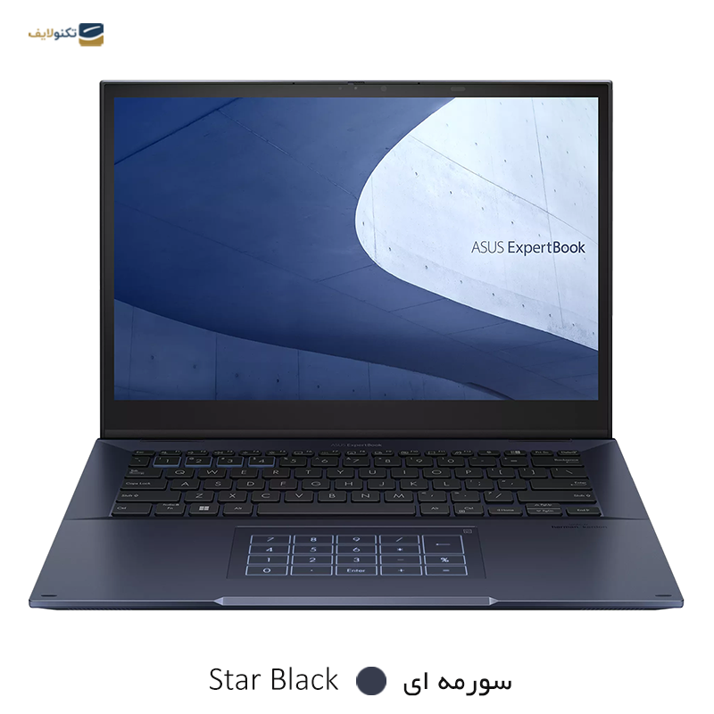 لپ تاپ ایسوس 14 اینچی مدل ExpertBook B7402FEA i5 32GB 1TB بدون قلم - ASUS ExpertBook B7 Flip B7402FEA B7402F i5 32GB 1TB SSD Iris Xe without Pen
