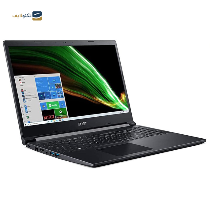 لپ تاپ 15.6 اینچی ایسر مدل Aspire7 A715 i5 12450H 16G 512GB RTX3050 - Acer Aspire7 A715 i5 12450H 16G 512GB RTX3050 4G FHD