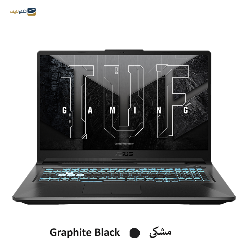 لپ‌ تاپ ایسوس 17.3 اینچی مدل TUF Gaming F17 FX706HF i۵ ۱۱۴۰۰H 8GB 1TB RTX2050 - Asus TUF Gaming F17 FX706HF i۵ ۱۱۴۰۰H 8GB RAM 1TB SSD RTX2050