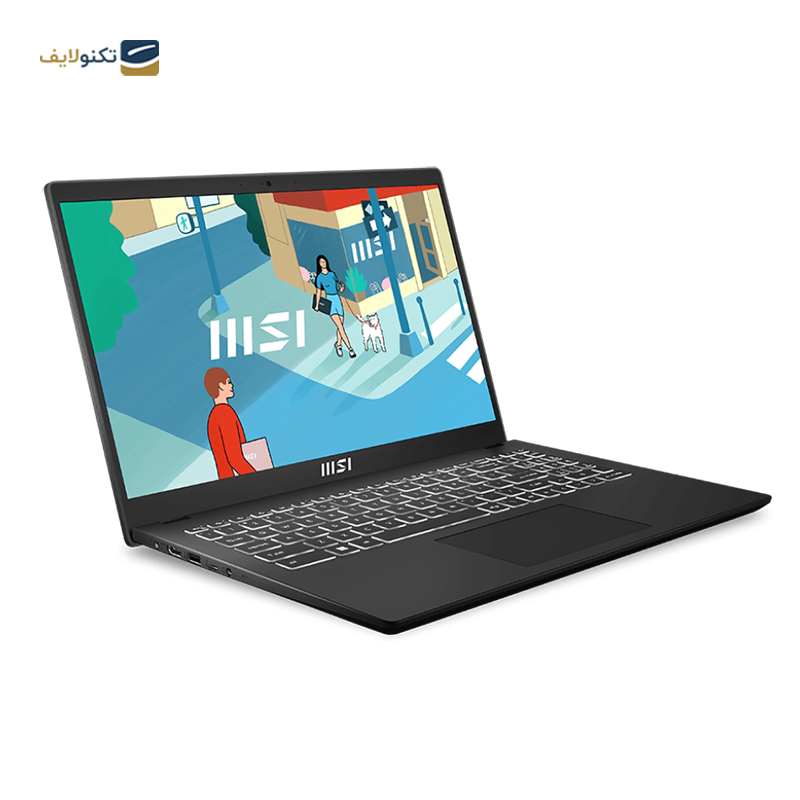 لپ تاپ ام اس آی 15.6 اینچی مدل Modern 15 B11M i3 1115G4 8GB 512GB - MSI Modern 15 B11M i3 1115G4 8GB 512GB SSD