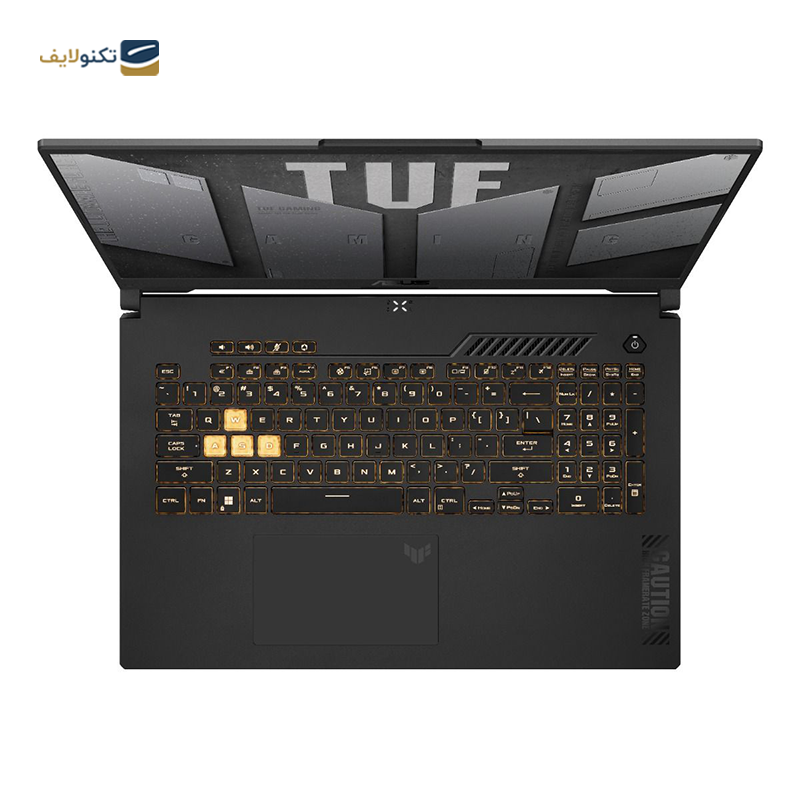لپ‌ تاپ ایسوس 17.3 اینچی مدل TUF Gaming F17 FX707ZU i7 12700H 16GB 1TB RTX4050 - Asus TUF Gaming F17 FX707ZU i7 12700H 16GB RAM 1TB SSD RTX4050