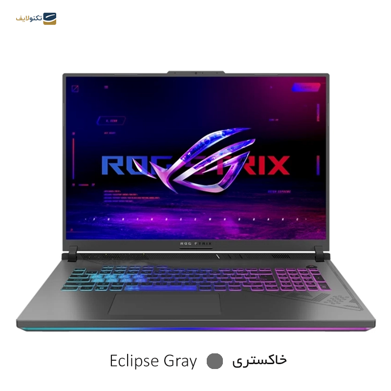 لپ تاپ ایسوس 18 اینچی مدل ROG Strix G18 G814JZ i۹ ۱۳۹۸۰HX 16GB 1TB RTX۴۰8۰ - Asus ROG Strix G18 G814JZ-A i۹ ۱۳۹۸۰HX 16GB RAM 1TB SSD RTX۴۰8۰
