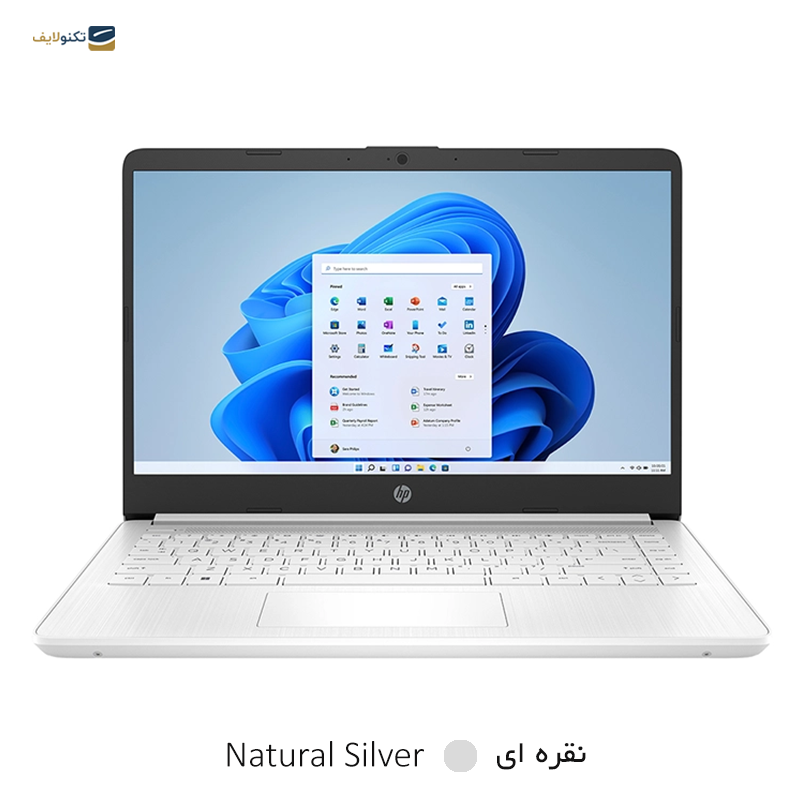 لپ تاپ اچ پی 14 اینچی مدل HP DQ0048 N4120 12GB 256GB - HP DQ0048 Celeron N4120 12GB RAM 256GB SSD INTEL