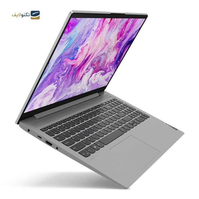لپ تاپ لنوو 15.6 اینچی مدل IdeaPad 5 i5 8GB 1TB 256GB MX450 - Lenovo Ideapad 5 15ITL05 i5 1135G7-8GB-1TB HDD-256GB SSD-2GB MX450-IPS 15.6 FHD Laptop