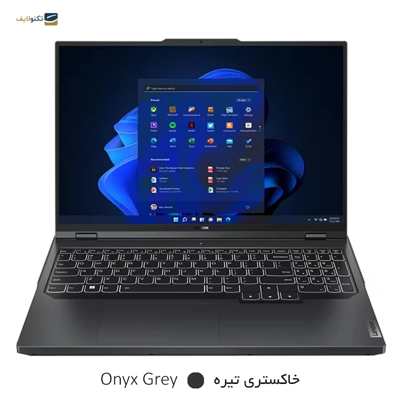 لپ تاپ لنوو 16 اینچی مدل Legion Pro 5 i7 ۱۳7۰۰HX 16GB 1TB RTX4070 - Lenovo Legion Pro 5 16IRX8 i7 ۱۳7۰۰HX 16GB RAM 1TB SSD RTX4070