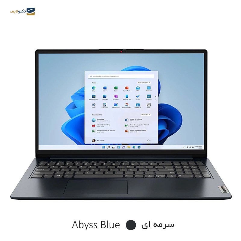 لپ تاپ لنوو 15.6 اینچی مدل IdeaPad 1 Celeron N۴۰۲۰ 16GB 1TB - Lenovo IdeaPad 1 15IGL7 Celeron N۴۰۲۰ 16GB RAM 1TB SSD