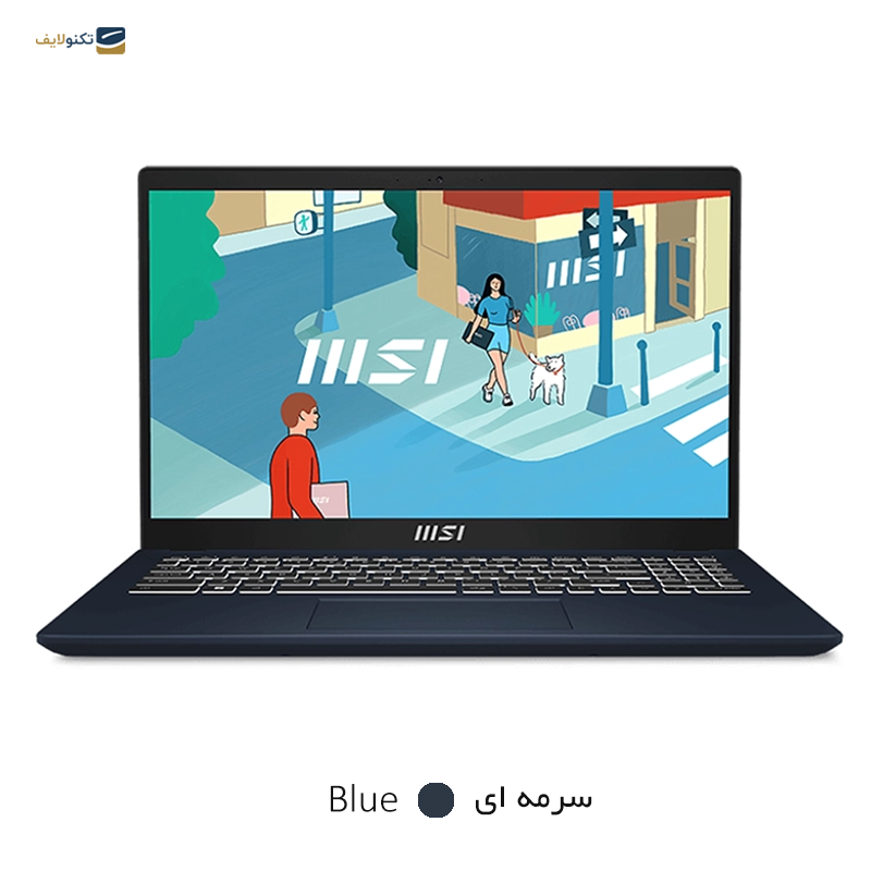 لپ تاپ ام اس آی 15.6 اینچی مدل Modern 15 i9 13900H 32GB 1TB SSD - MSI Modern 15 H B13M i9 13900H 32GB 1TB SSD Iris Xe
