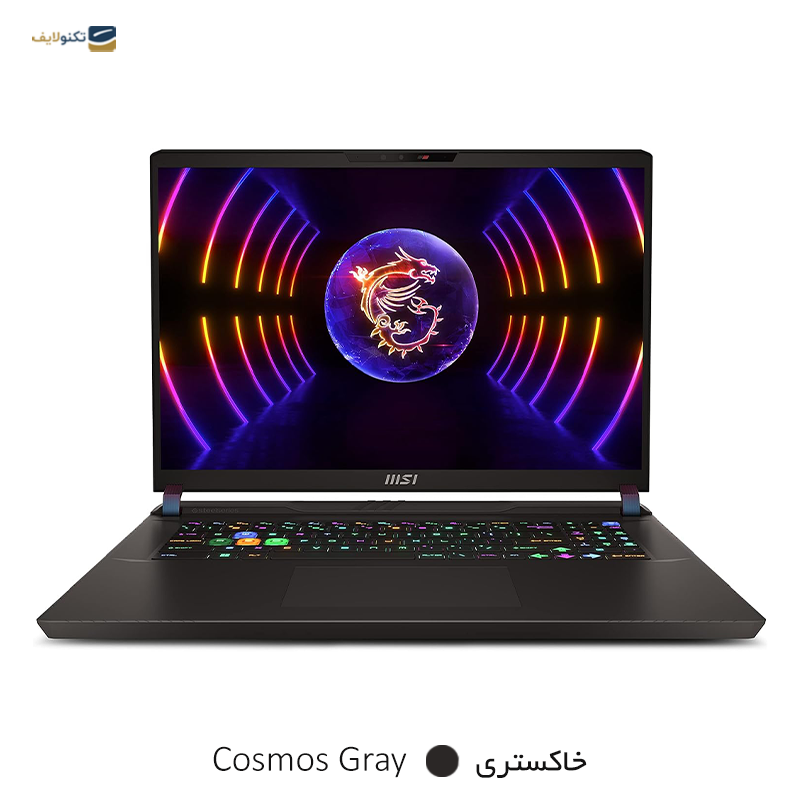 لپ تاپ ام اس آی 17 اینچی مدل Vector GP78HX 13VH i9 13980H 32GB 2TB RTX4080 - MSI Vector GP78HX 13VH i9 13980H 32GB RAM 2TB SSD RTX4080