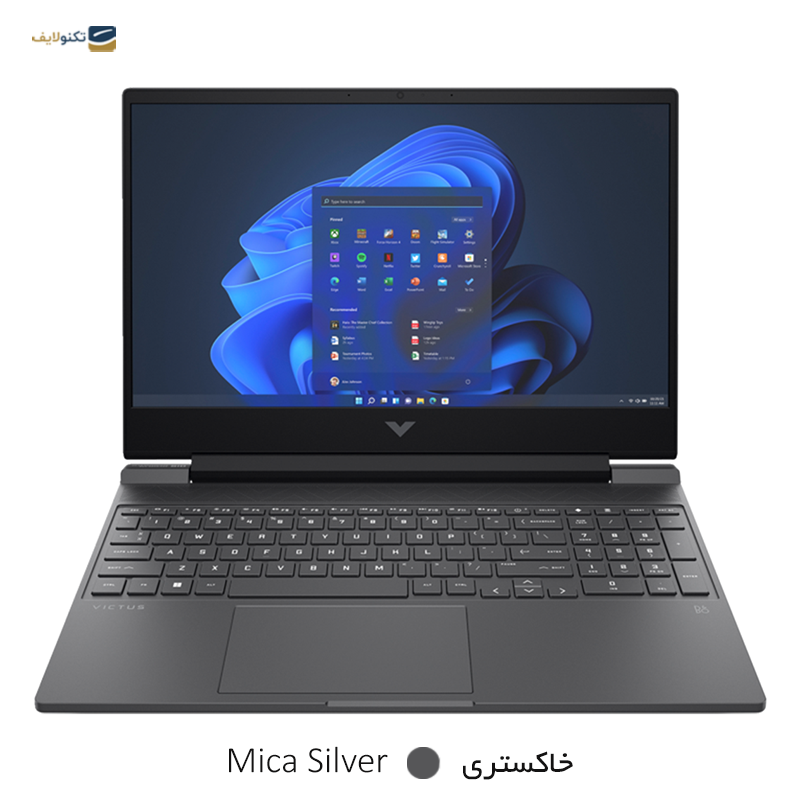 لپ تاپ اچ پی 15.6 اینچی مدل Victus 15 i7 13620H 40GB 2TB RTX3050 - HP Victus 15-FA1095NIA i7 13620H 40GB RAM 2TB SSD 6GB RTX3050