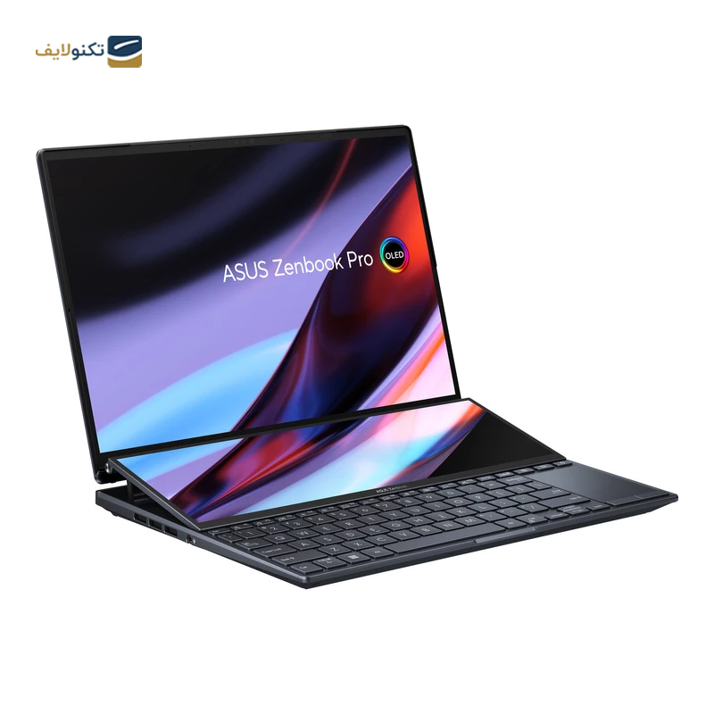 لپ تاپ ایسوس 14.5 اینچی مدل Zenbook Pro 14 Duo OLED UX8402VU i7 13700H 16GB 1TB RTX4050 - ASUS Zenbook Pro 14 Duo OLED UX8402VU i7 13700H 16GB RAM 1TB SSD RTX4050