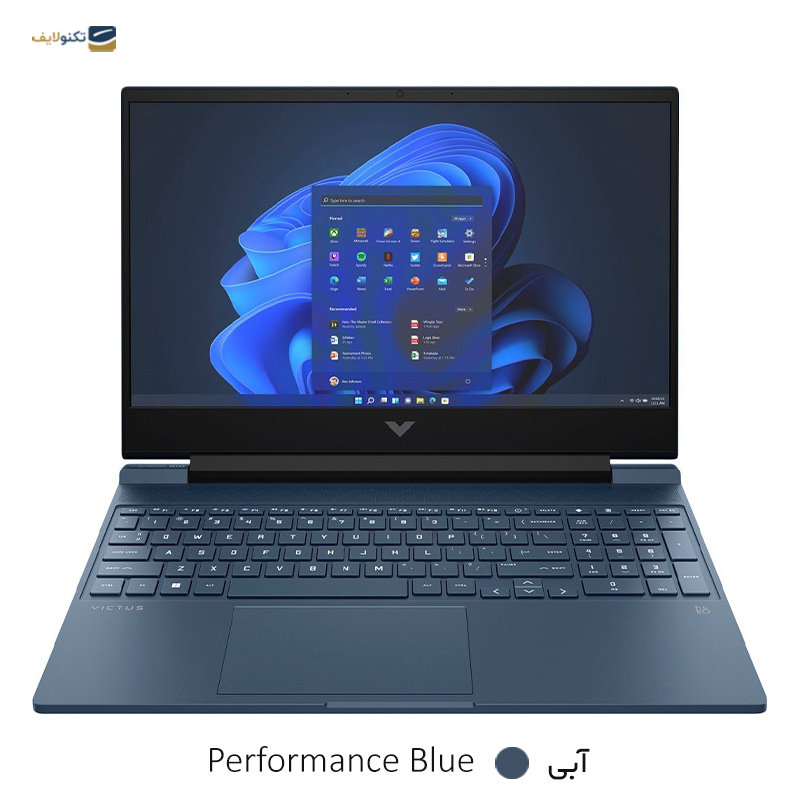 لپ تاپ اچ پی 15.6 اینچی مدل Victus 15 i5 13420H 8GB 3TB RTX3050 - HP Victus 15 FA1093dx i5 13420H 8GB 3TB SSD RTX3050