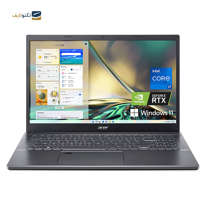 لپ‌ تاپ ایسر 15.6 اینچی مدل Aspire 5 A515 i7 1260P 16GB 1TB RTX2050 - Acer Aspire 5 A515-57G-78C9 i7 1260P 16GB RAM 1TB SSD RTX2050