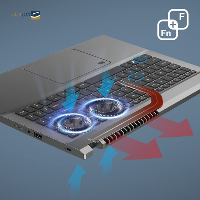 لپ‌ تاپ ایسر 15.6 اینچی مدل Aspire 5 A515 i7 1260P 16GB 1TB RTX2050 - Acer Aspire 5 A515-57G-78C9 i7 1260P 16GB RAM 1TB SSD RTX2050
