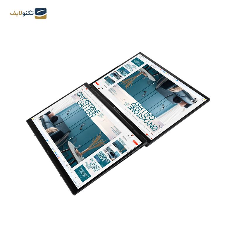 لپ تاپ ایسوس 14 اینچی مدل Zenbook Duo UX8406MA Ultra 9 185H 32GB 1TB - Asus Zenbook Duo UX8406MA Ultra 9 185H 32GB RAM 1TB SSD Arc