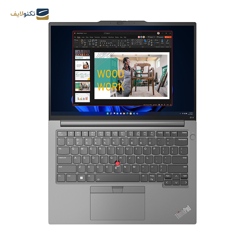 لپ تاپ لنوو 14 اینچی مدل ThinkPad E14 i7 1355U 40GB 1TB MX550 - Lenovo ThinkPad E14 Gen 4 i7 1355U 40GB RAM 1TB SSD MX550