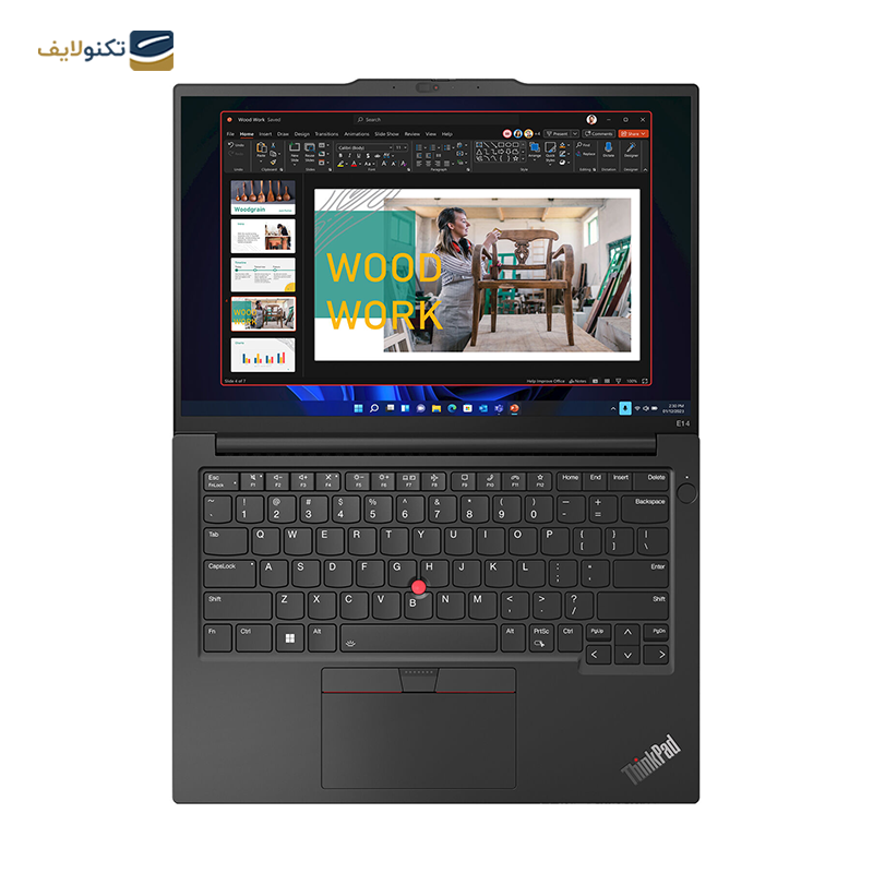 لپ تاپ لنوو 14 اینچی مدل ThinkPad E14 i7 1355U 40GB 1TB MX550 - Lenovo ThinkPad E14 Gen 4 i7 1355U 40GB RAM 1TB SSD MX550
