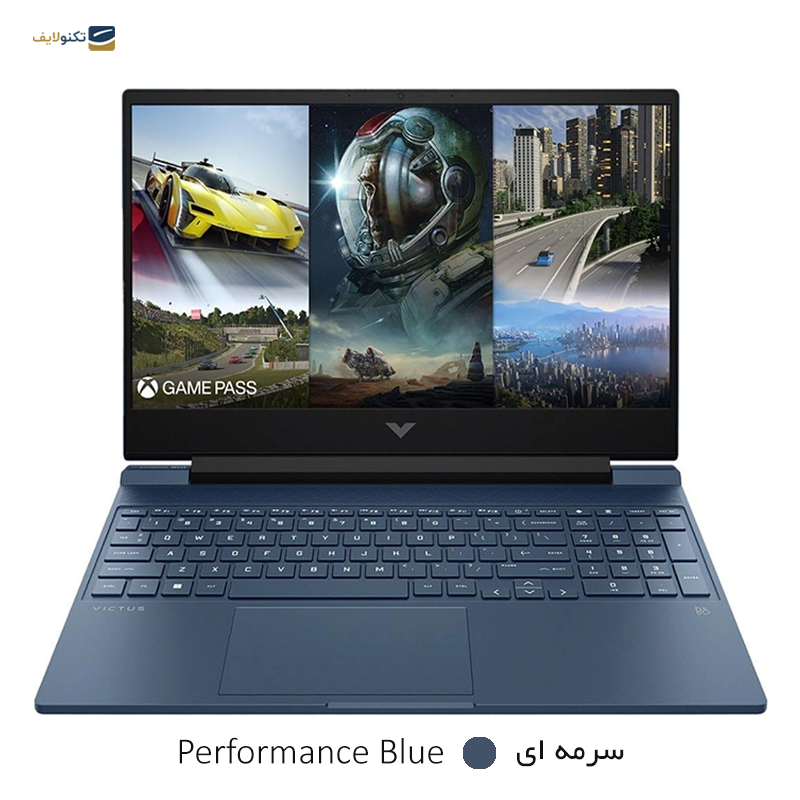 لپ تاپ اچ پی 16.1 اینچی مدل Victus 16 i7 13700H 64GB 1TB RTX4050 - HP Victus 16 R0050nia i7 13700H 64GB RAM 1TB SSD RTX4050