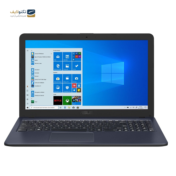 لپ تاپ 15.6 اینچی ایسوس مدل ASUS VivoBook X543MA-DM1098 - Asus Celeron N4020-4GB-1TB HDD-UHD Graphics 600-TFT 15.6 inch FHD Laptop