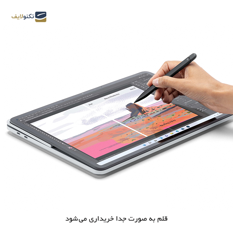 لپ تاپ مایکروسافت 14.4 اینچی مدل Surface Studio i۷ ۱۱۳۷۰H ۳۲GB 2TB RTXA2000 - Microsoft Surface Studio Core i۷ ۱۱۳۷۰H ۳۲GB RAM 2TB SSD RTXA2000