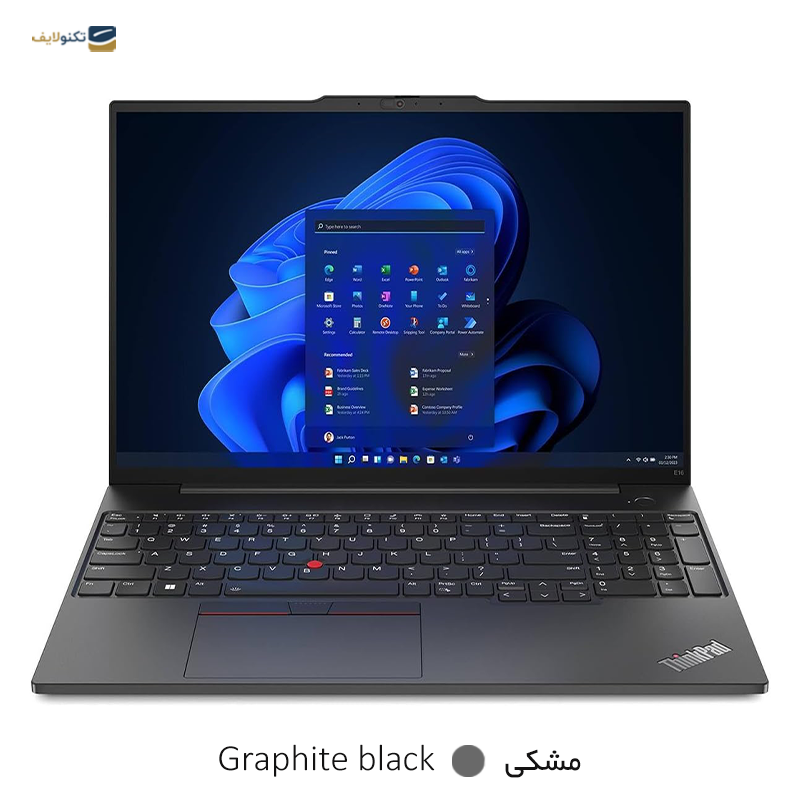 لپ تاپ لنوو 16 اینچی مدل ThinkPad E16 i5 1335U 24GB 512GB - Lenovo ThinkPad E16 i5 1335U 24GB RAM 512GB SSD